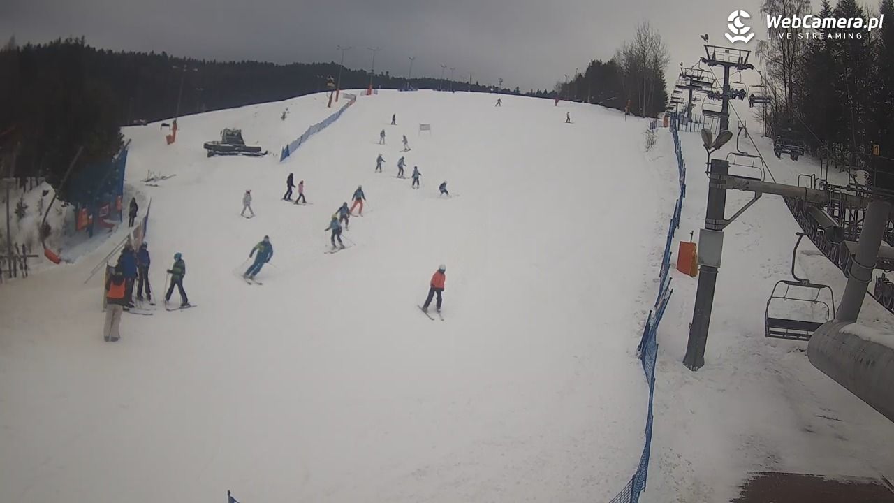 Wierchomla - widok z dolnej stacji - 23 styczeń 2026, 12:36