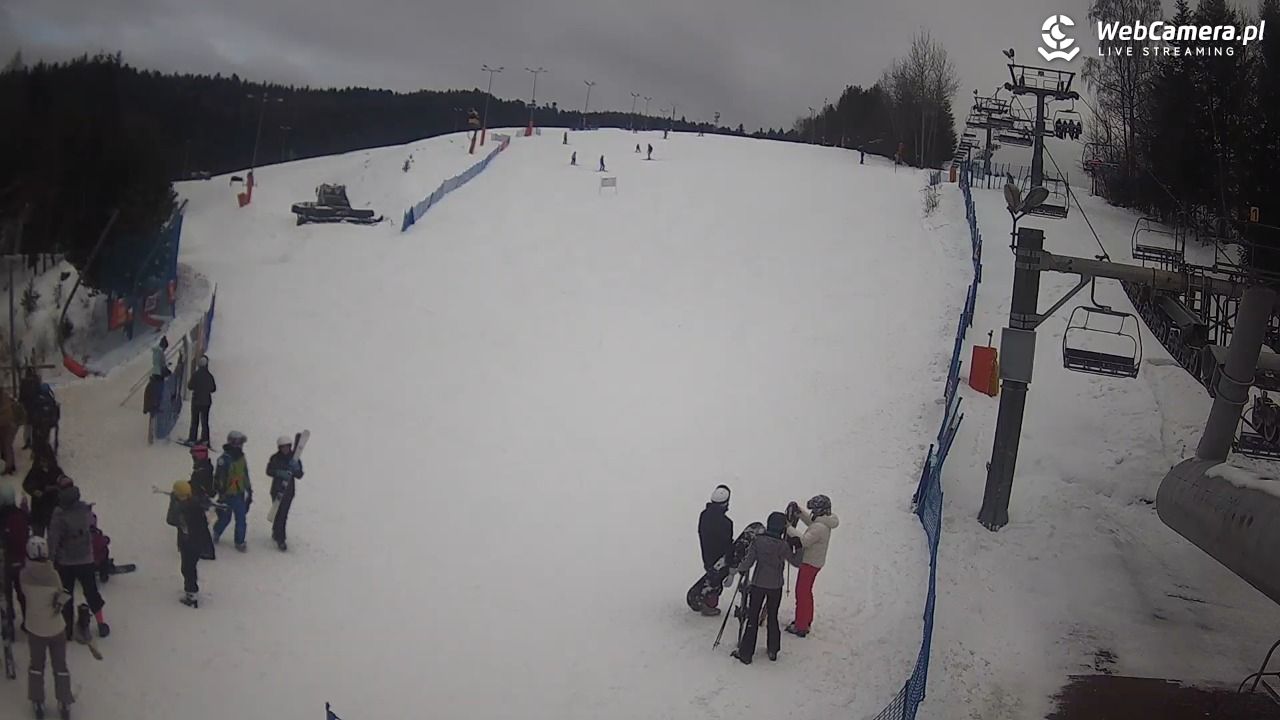 Wierchomla - widok z dolnej stacji - 23 styczeń 2026, 14:02