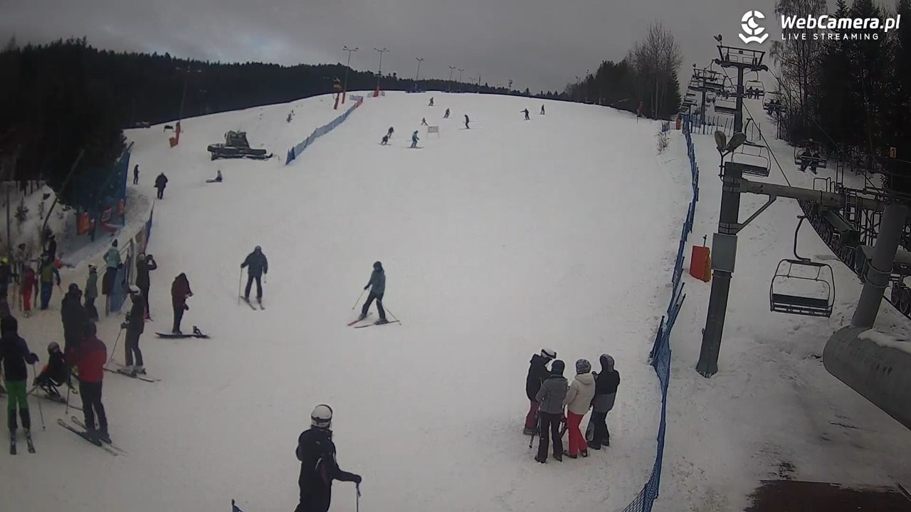 Wierchomla - widok z dolnej stacji - 23 styczeń 2026, 14:04