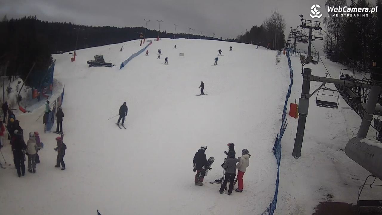 Wierchomla - widok z dolnej stacji - 23 styczeń 2026, 14:03