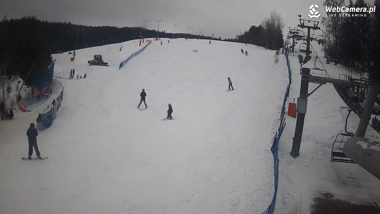 Wierchomla - widok z dolnej stacji - 24 styczeń 2026, 11:41