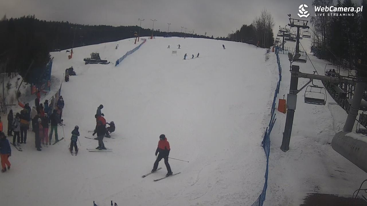 Wierchomla - widok z dolnej stacji - 23 styczeń 2026, 12:52