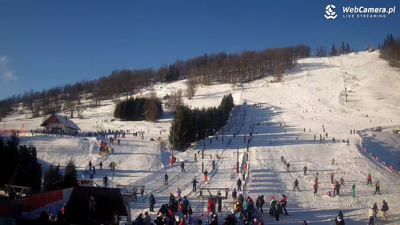 HARENDA - widok z dolnej stacji - 29 grudzień 2025, 13:58