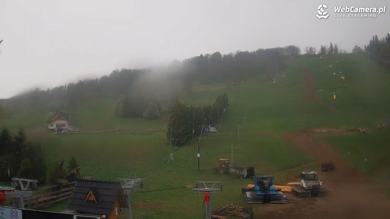 HARENDA - widok z dolnej stacji - 07 maj 2026, 15:55