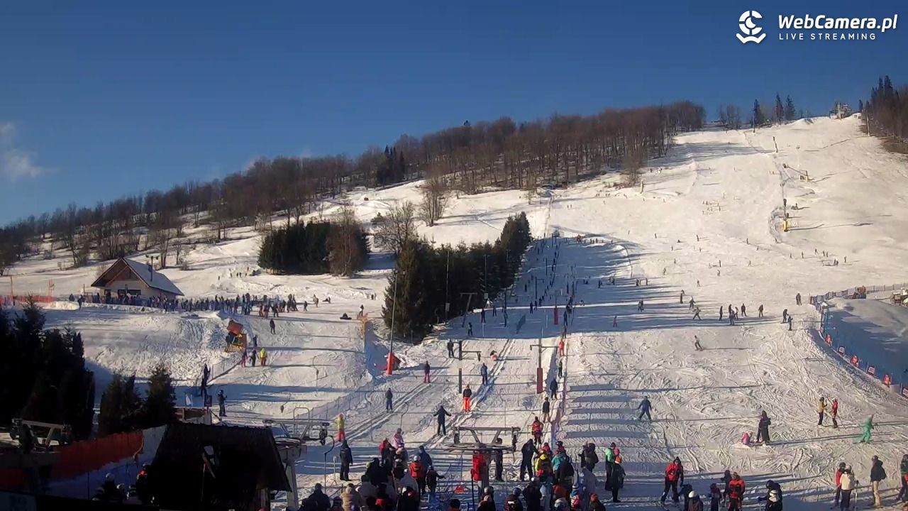 HARENDA - widok z dolnej stacji - 29 grudzień 2025, 13:58