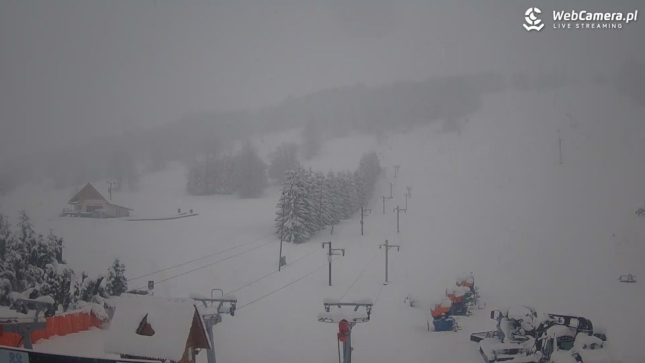 HARENDA - widok z dolnej stacji - 27 marzec 2026, 17:53