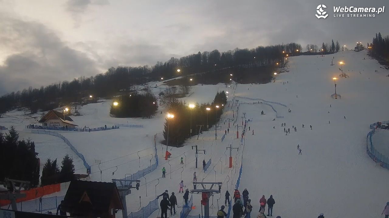 HARENDA - widok z dolnej stacji - 11 luty 2026, 16:52