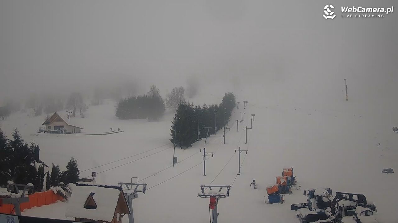 HARENDA - widok z dolnej stacji - 29 marzec 2026, 10:00