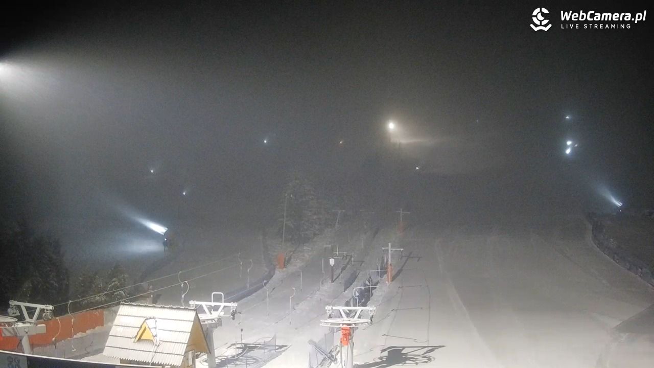 HARENDA - widok z dolnej stacji - 27 grudzień 2025, 02:11