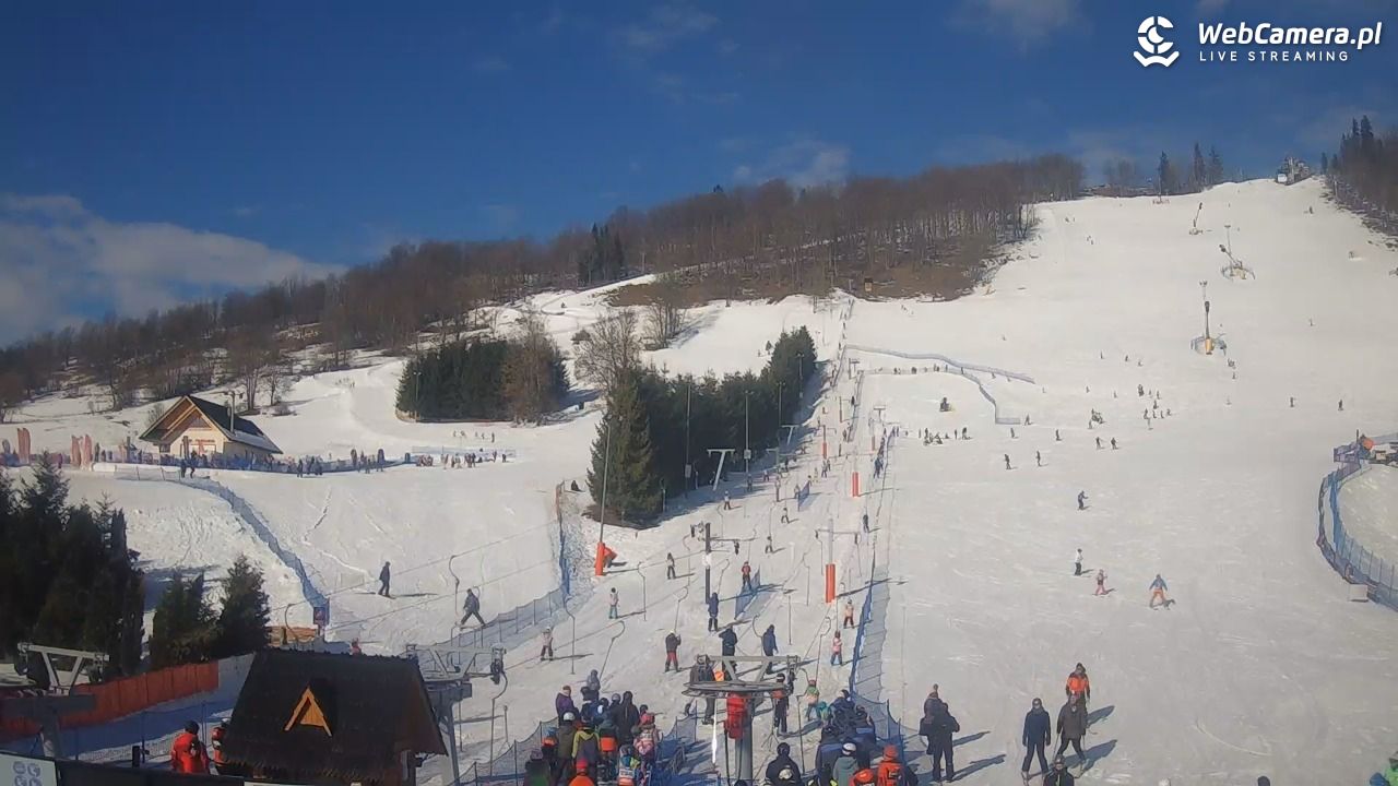 HARENDA - widok z dolnej stacji - 10 luty 2026, 10:42