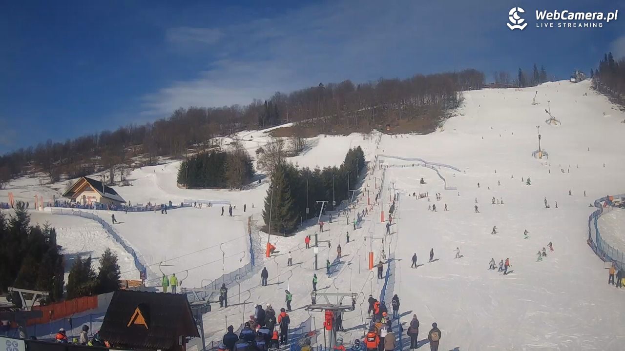 HARENDA - widok z dolnej stacji - 11 luty 2026, 10:23