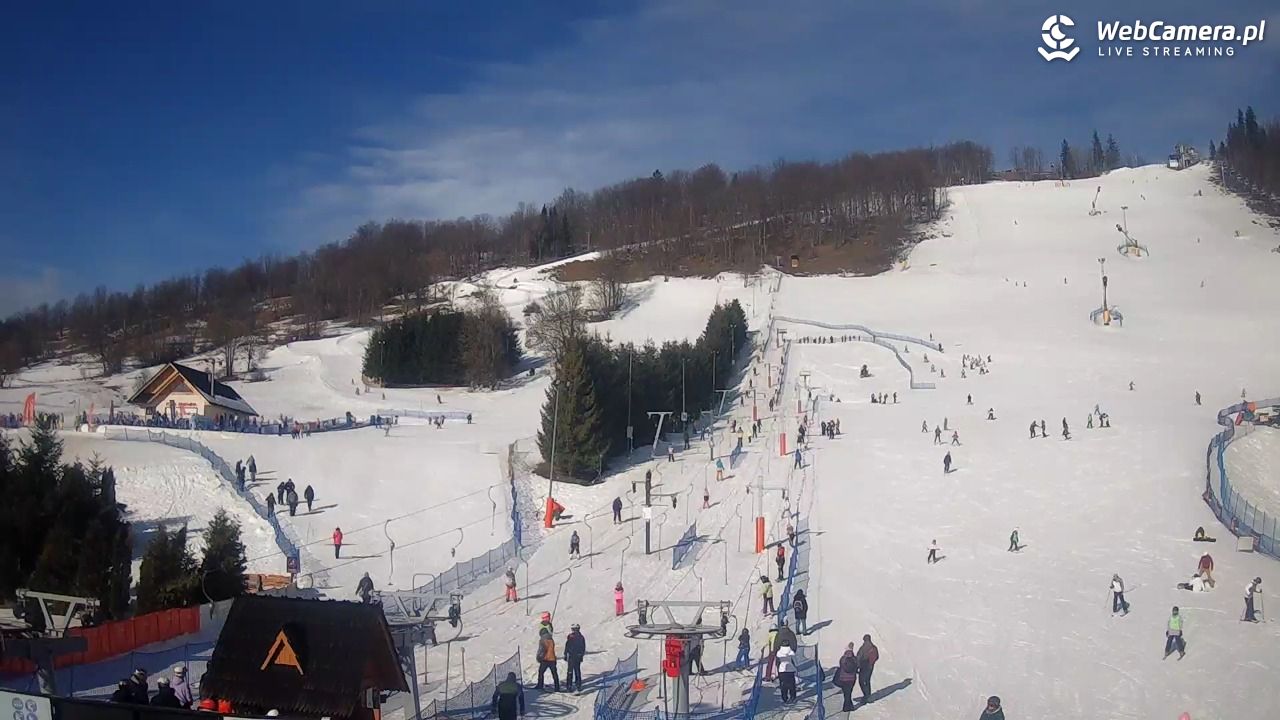 HARENDA - widok z dolnej stacji - 11 luty 2026, 10:28