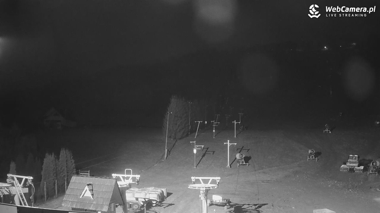 HARENDA - widok z dolnej stacji - 11 listopad 2025, 22:18