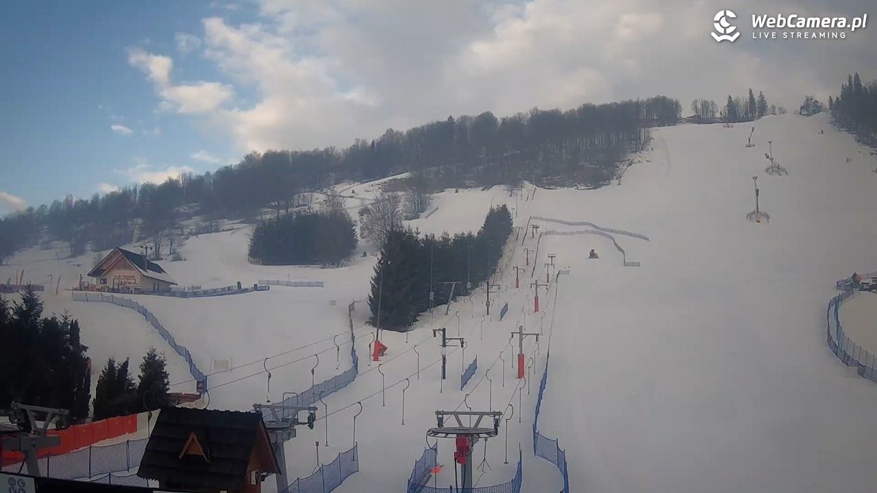 HARENDA - widok z dolnej stacji - 10 luty 2026, 08:16