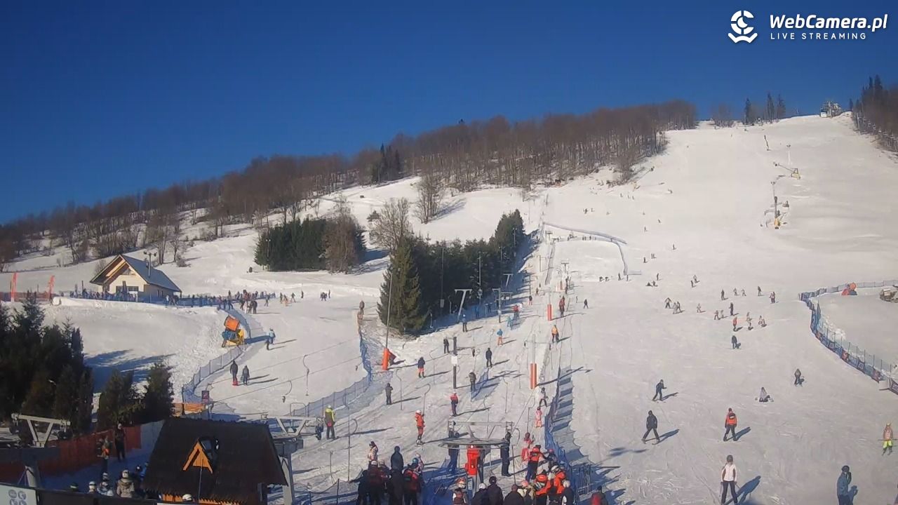 HARENDA - widok z dolnej stacji - 29 grudzień 2025, 10:08