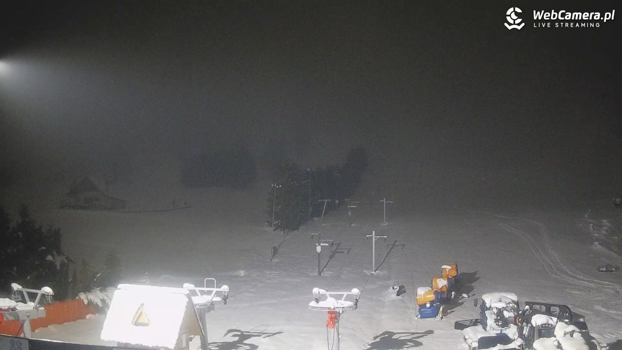 HARENDA - widok z dolnej stacji - 28 marzec 2026, 22:40