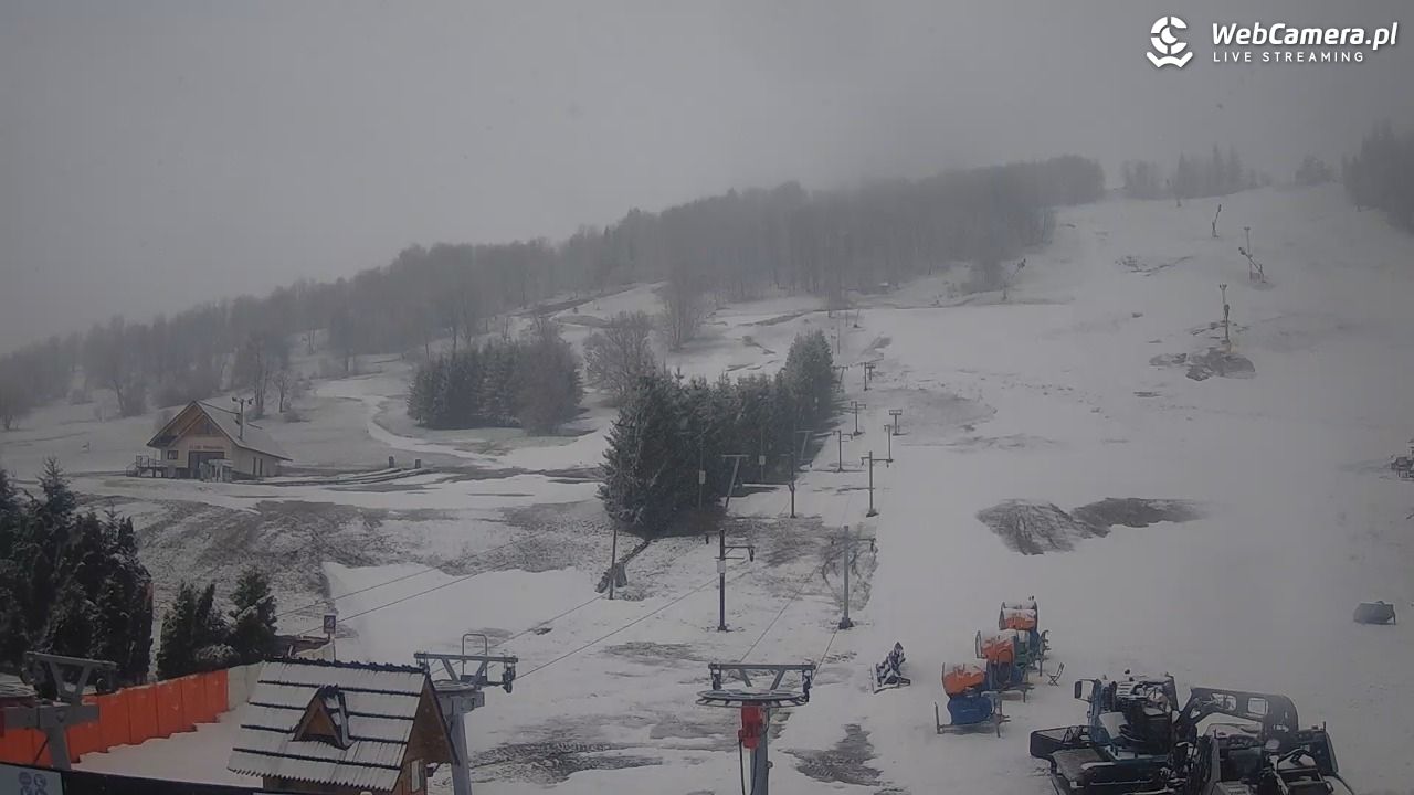 HARENDA - widok z dolnej stacji - 26 marzec 2026, 16:24