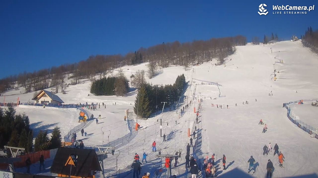 HARENDA - widok z dolnej stacji - 29 grudzień 2025, 09:37