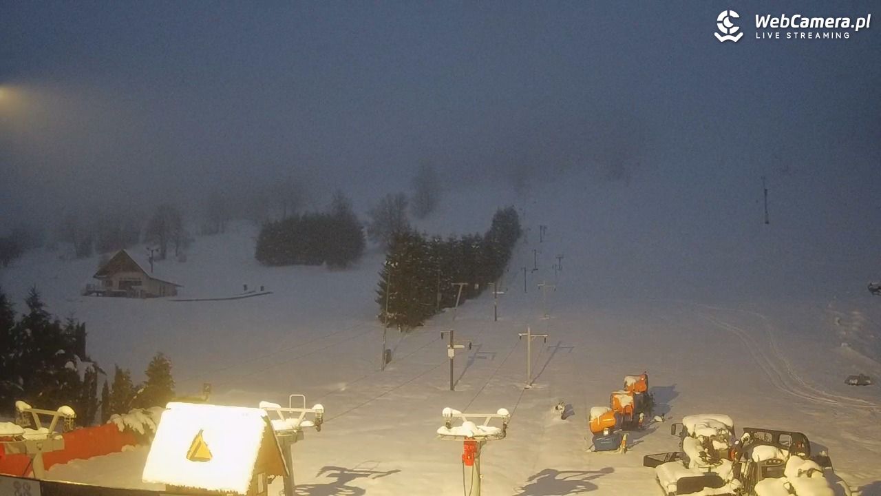 HARENDA - widok z dolnej stacji - 28 marzec 2026, 18:33