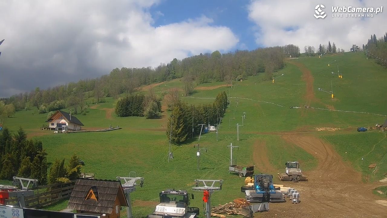 HARENDA - widok z dolnej stacji - 13 maj 2026, 12:06