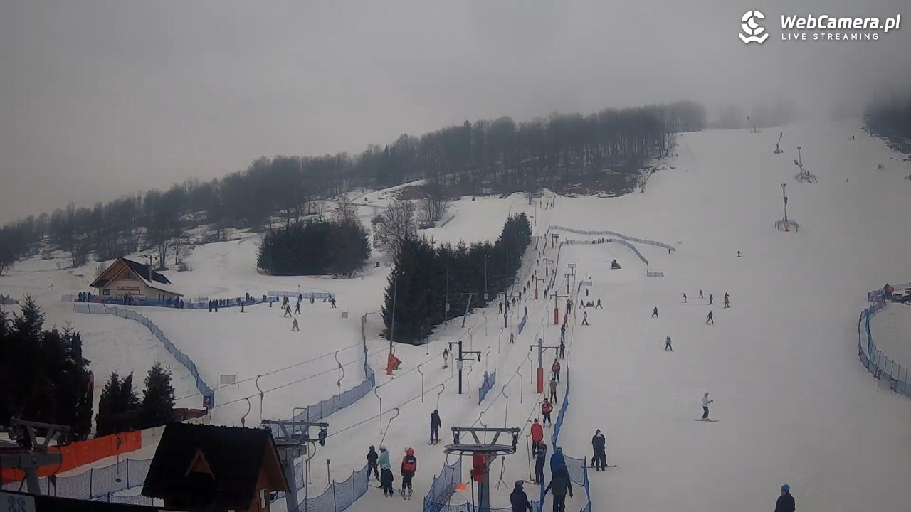 HARENDA - widok z dolnej stacji - 09 luty 2026, 15:56