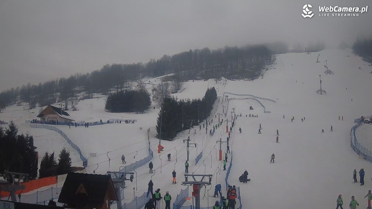 HARENDA - widok z dolnej stacji - 09 luty 2026, 16:01