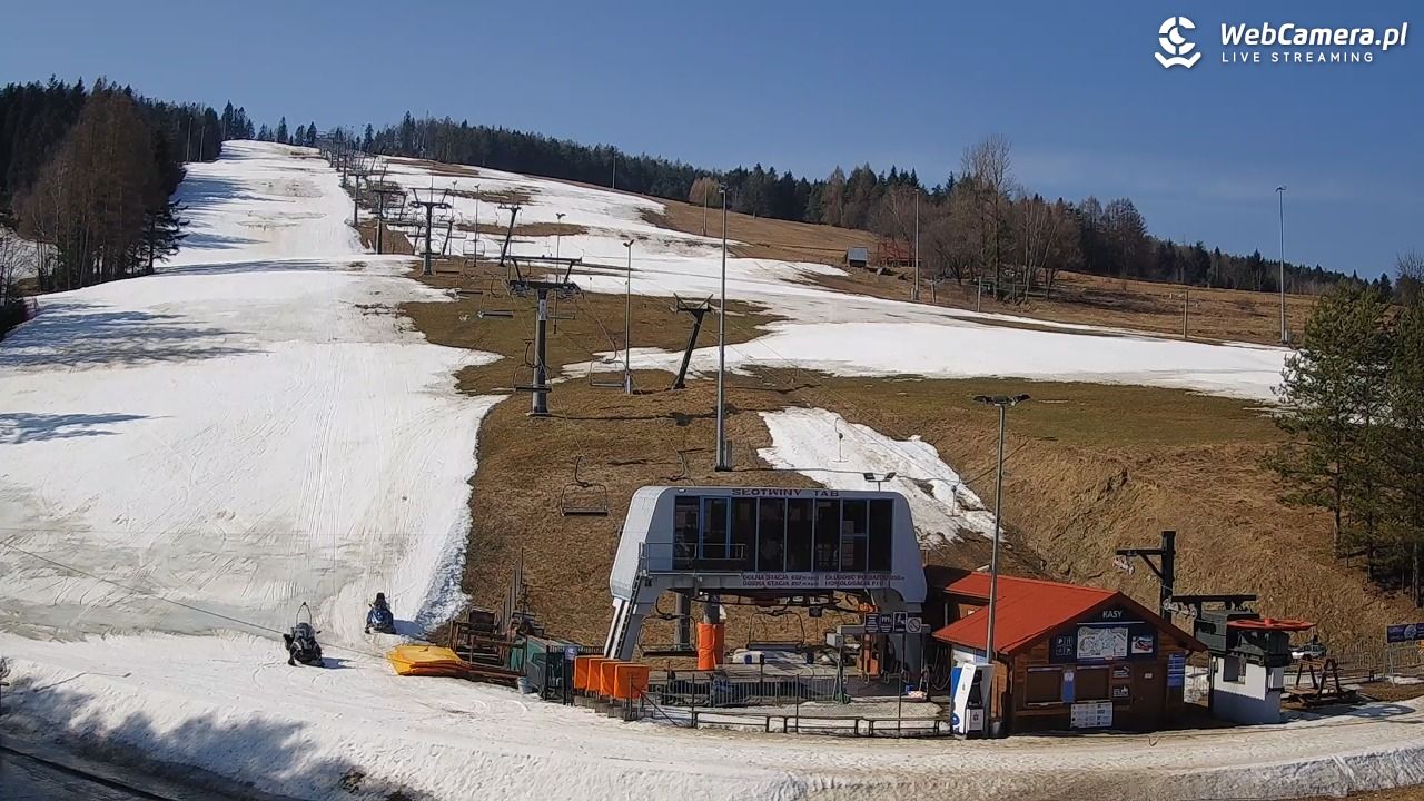 SŁOTWINY-ski - widok na dolną stację - 11 marzec 2026, 12:17