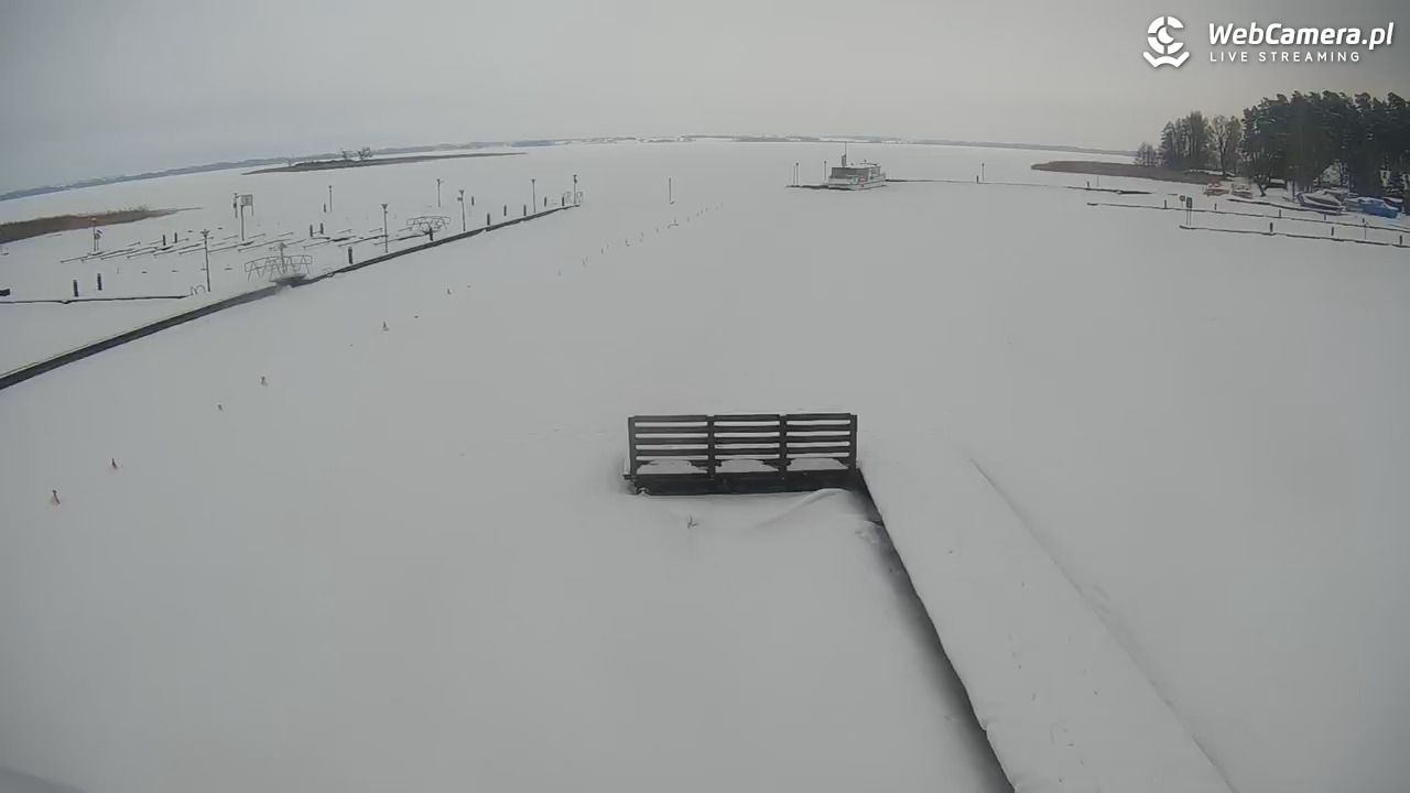 Wilkasy - widok na Jezioro Niegocin - 08 luty 2026, 08:18