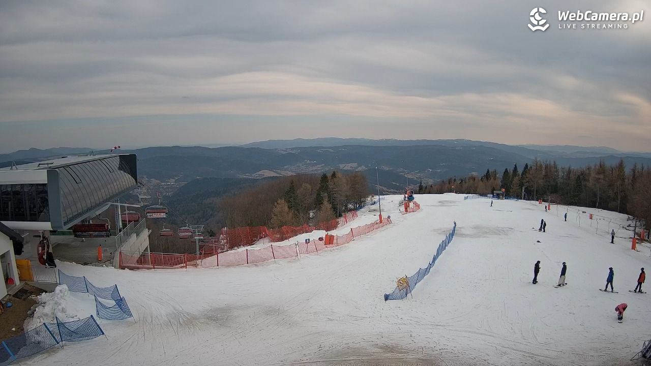 Jaworzyna Krynicka - widok na kolej Harnaś Express NOWOŚĆ - 10 marzec 2026, 13:30