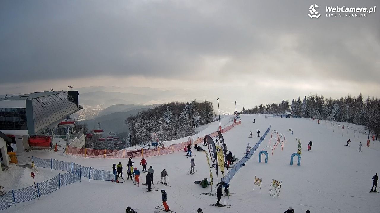 Jaworzyna Krynicka - widok na kolej Harnaś Express NOWOŚĆ - 10 styczeń 2026, 11:32