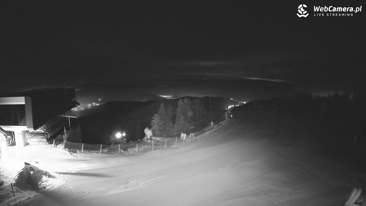 Jaworzyna Krynicka - widok na kolej Harnaś Express NOWOŚĆ - 09 styczeń 2026, 21:58