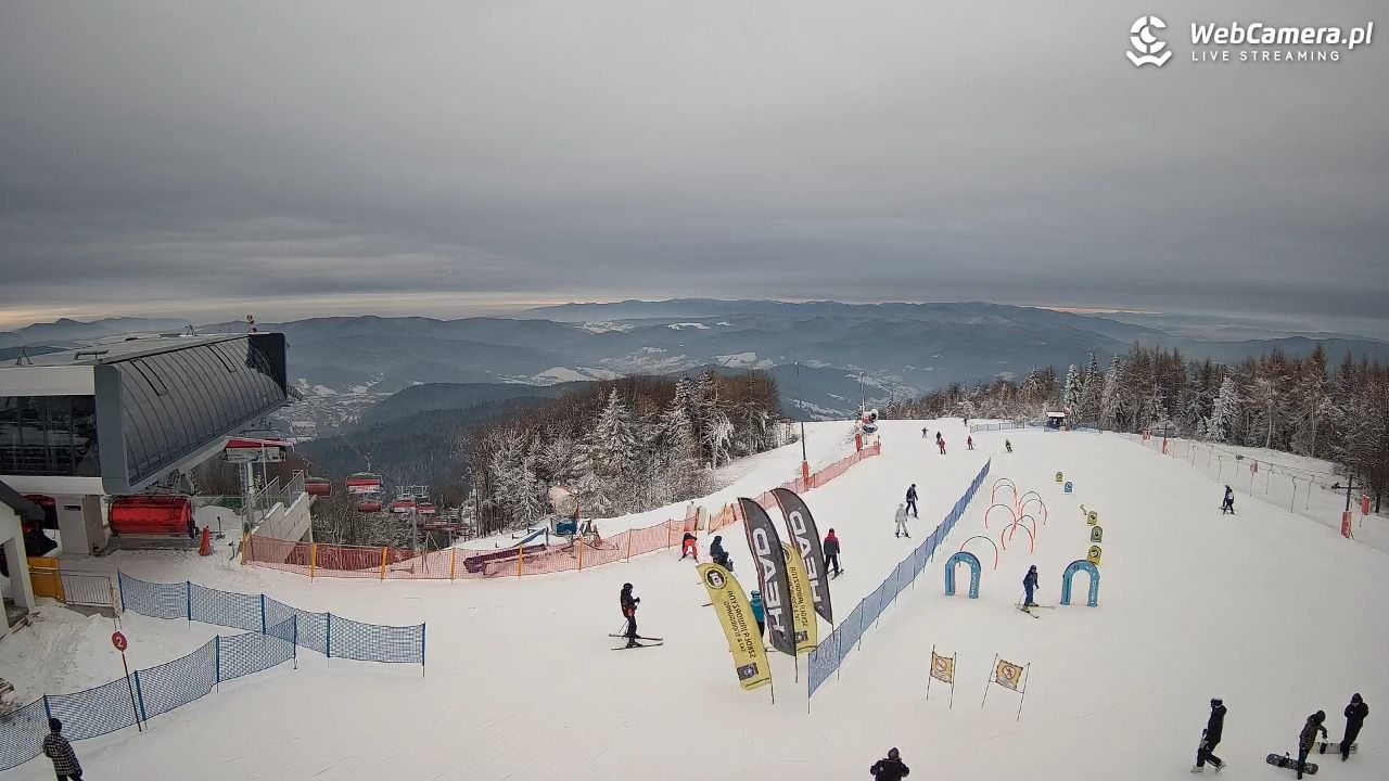 Jaworzyna Krynicka - widok na kolej Harnaś Express NOWOŚĆ - 10 styczeń 2026, 09:26