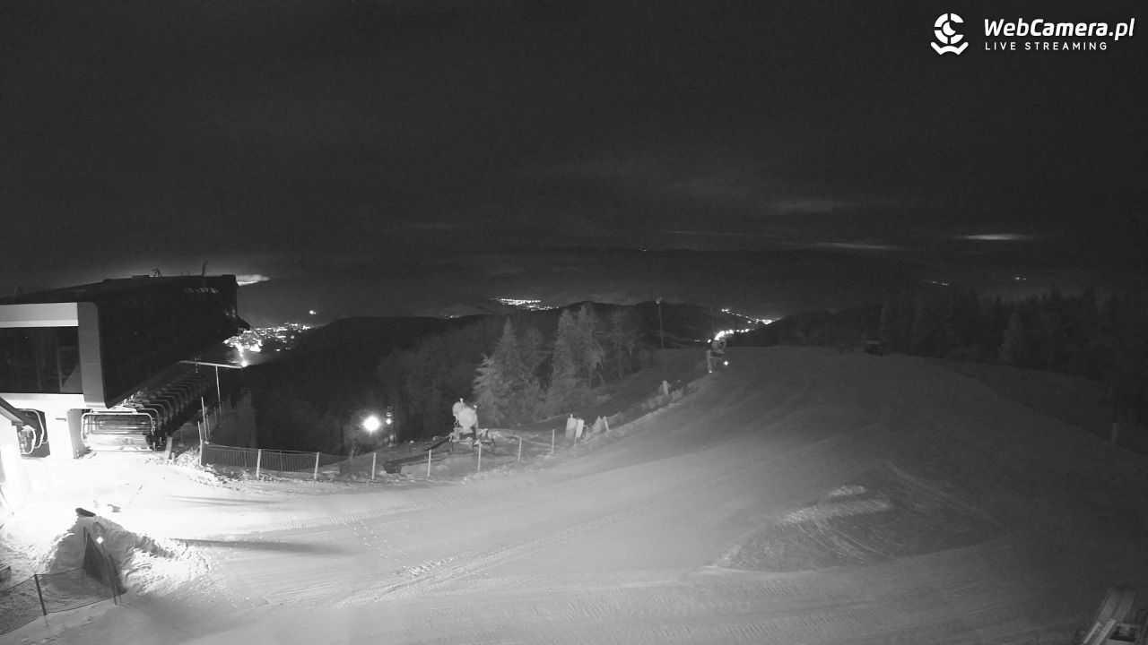 Jaworzyna Krynicka - widok na kolej Harnaś Express NOWOŚĆ - 09 styczeń 2026, 18:42