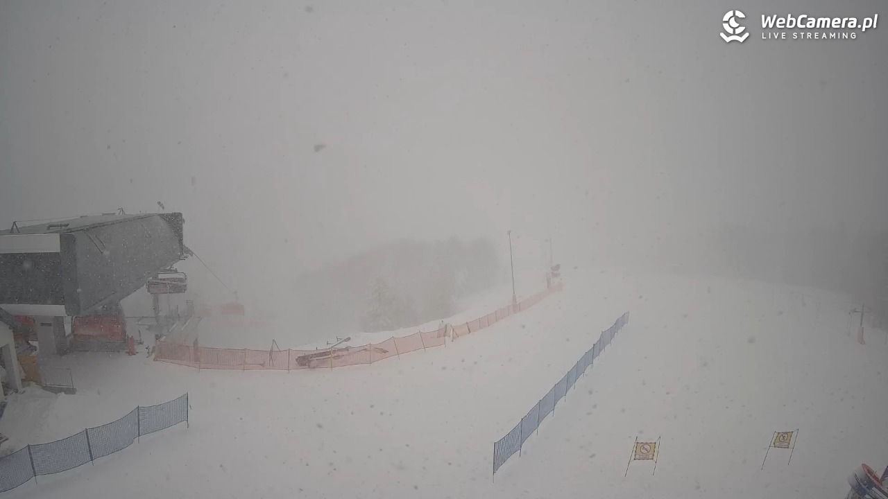 Jaworzyna Krynicka - widok na kolej Harnaś Express NOWOŚĆ - 11 styczeń 2026, 08:39