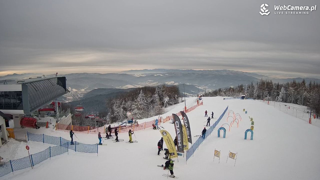 Jaworzyna Krynicka - widok na kolej Harnaś Express NOWOŚĆ - 10 styczeń 2026, 09:36