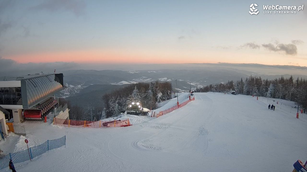 Jaworzyna Krynicka - widok na kolej Harnaś Express NOWOŚĆ - 10 styczeń 2026, 15:59