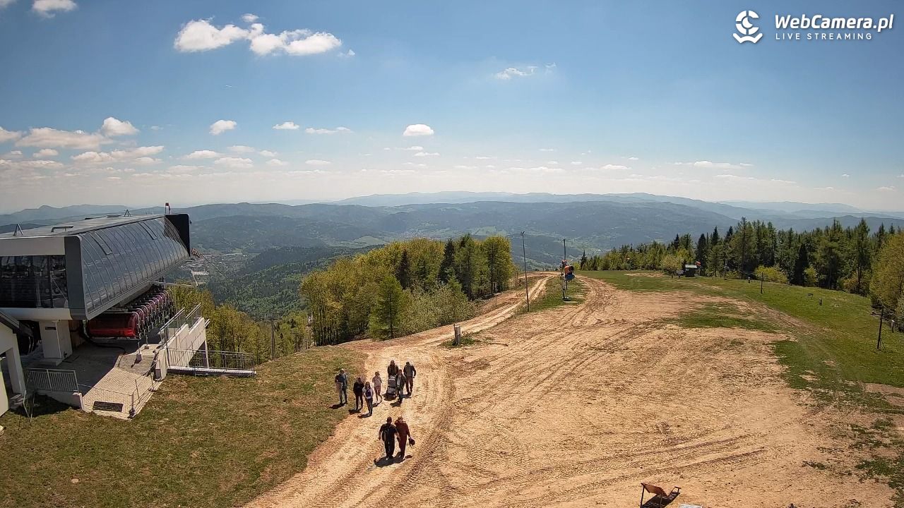 Jaworzyna Krynicka - widok na kolej Harnaś Express NOWOŚĆ - 23 maj 2026, 11:57