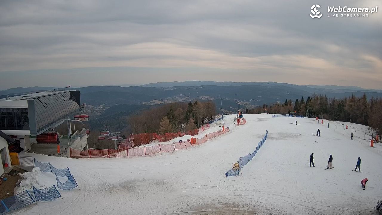 Jaworzyna Krynicka - widok na kolej Harnaś Express NOWOŚĆ - 10 marzec 2026, 13:29