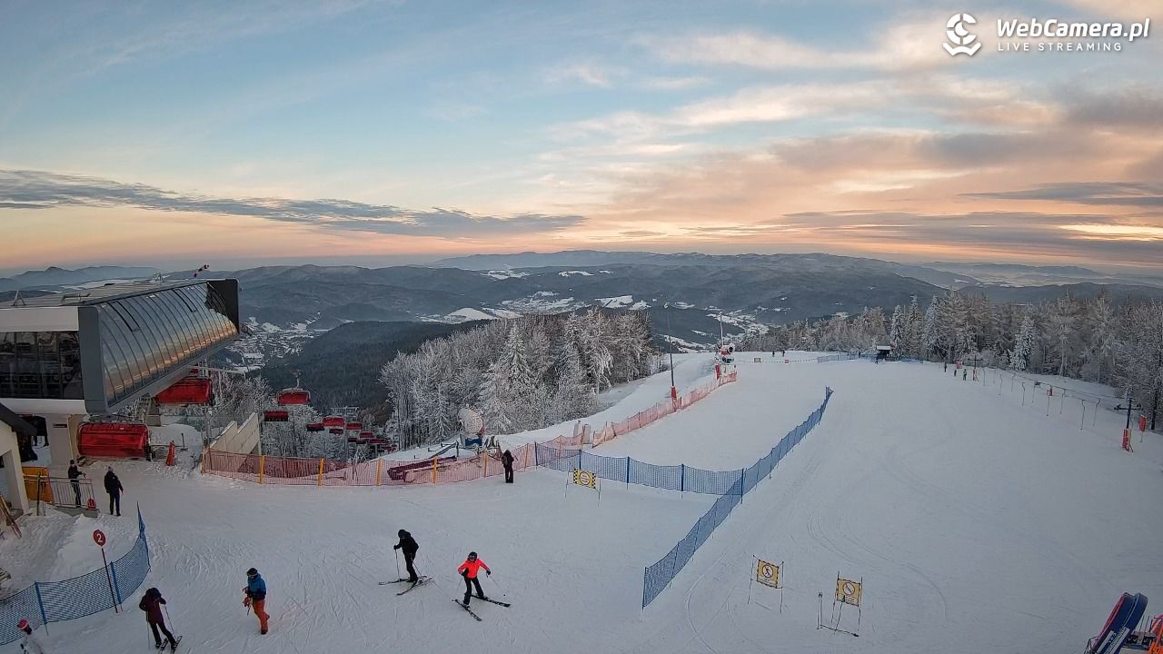 Jaworzyna Krynicka - widok na kolej Harnaś Express NOWOŚĆ - 09 styczeń 2026, 15:28