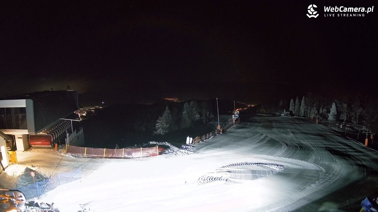 Jaworzyna Krynicka - widok na kolej Harnaś Express NOWOŚĆ - 10 styczeń 2026, 18:14