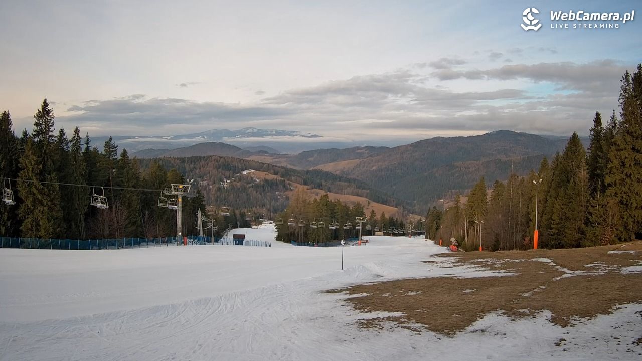 Wierchomla - widok na trasy - 14 luty 2026, 08:53