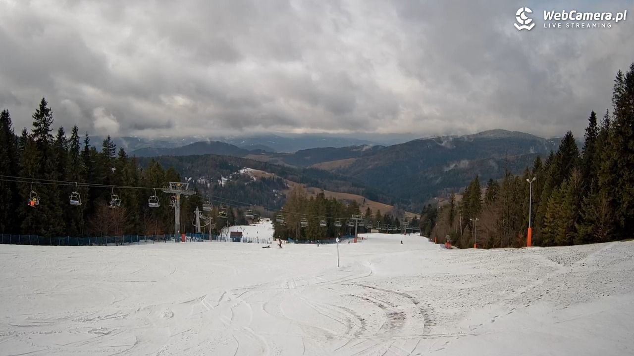 Wierchomla - widok na trasy - 24 luty 2026, 13:26
