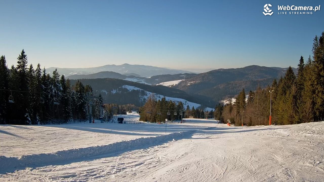 Wierchomla - widok na trasy - 19 styczeń 2026, 14:30