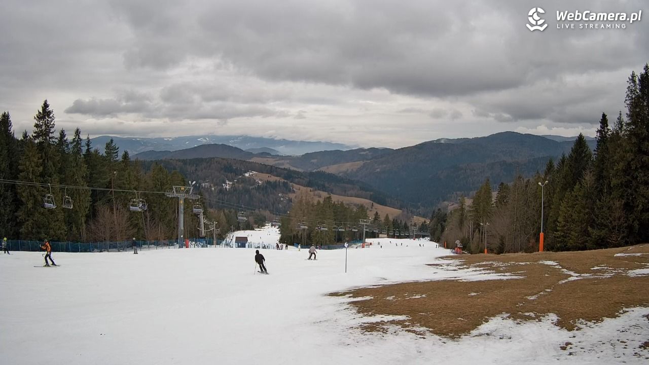 Wierchomla - widok na trasy - 14 luty 2026, 11:56