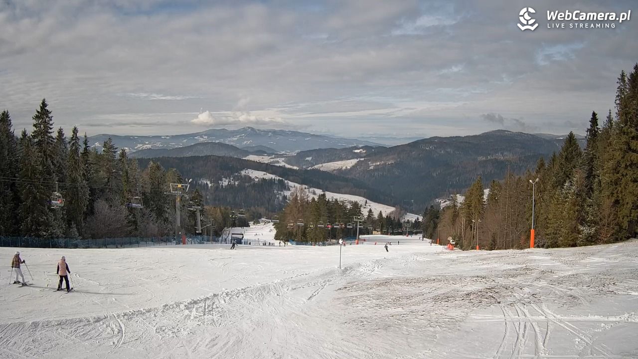 Wierchomla - widok na trasy - 17 luty 2026, 11:54