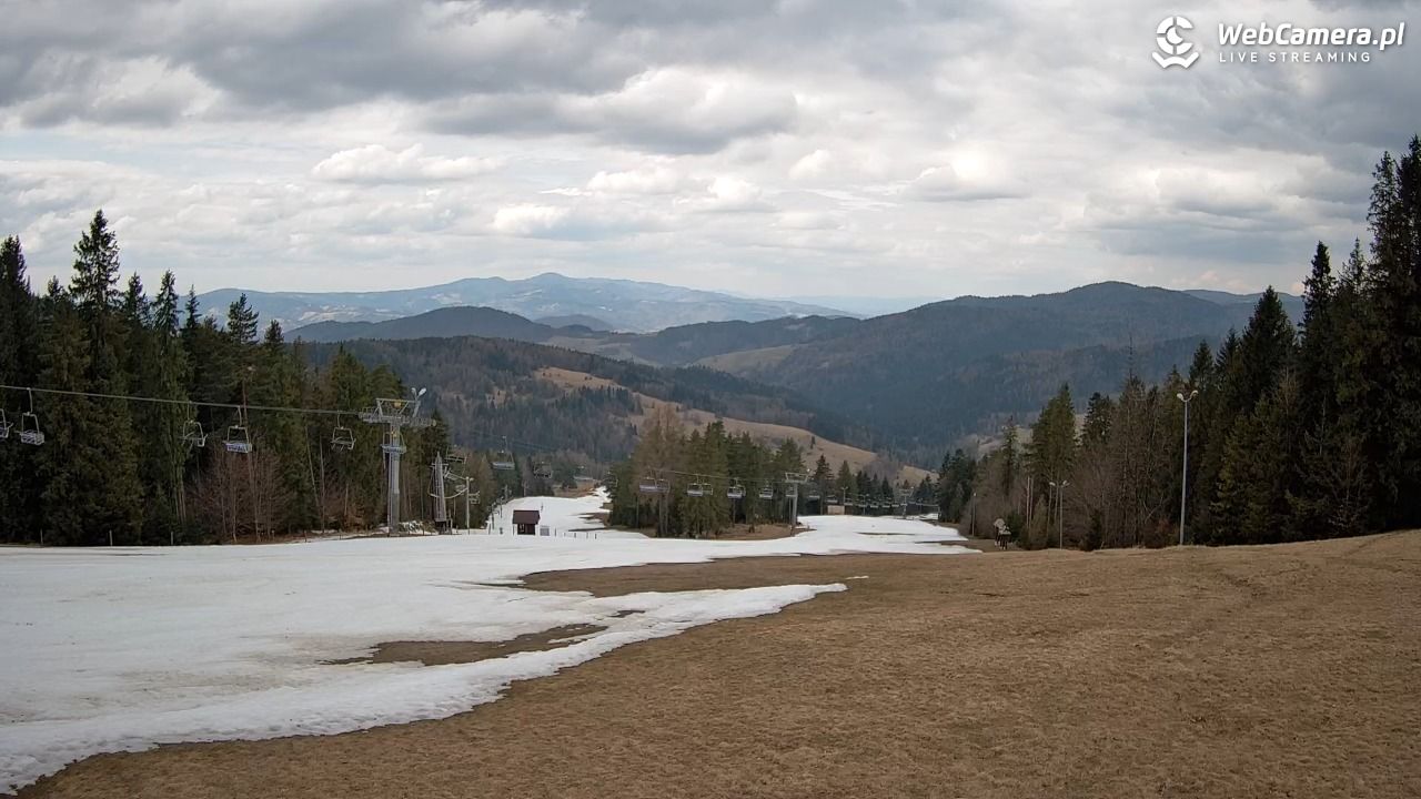 Wierchomla - widok na trasy - 22 marzec 2026, 12:17