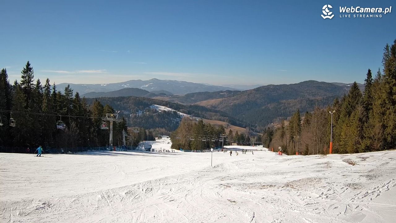 Wierchomla - widok na trasy - 26 luty 2026, 13:29