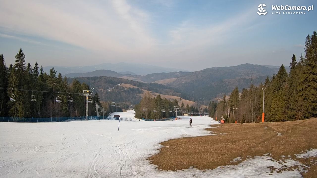 Wierchomla - widok na trasy - 04 marzec 2026, 10:15