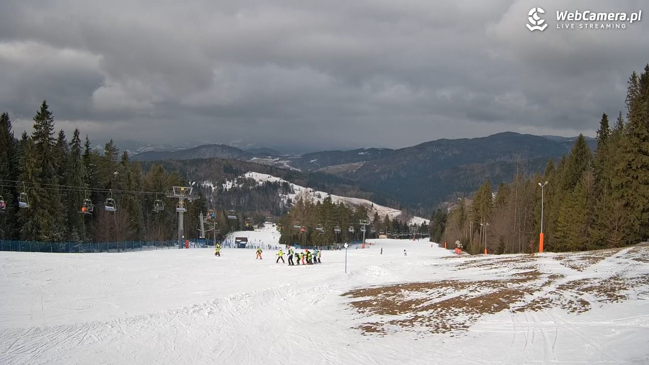 Wierchomla - widok na trasy - 18 luty 2026, 10:31