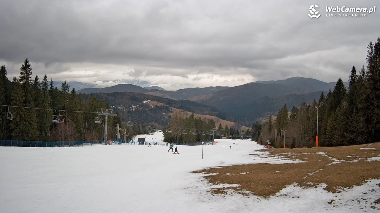 Wierchomla - widok na trasy - 14 luty 2026, 13:34